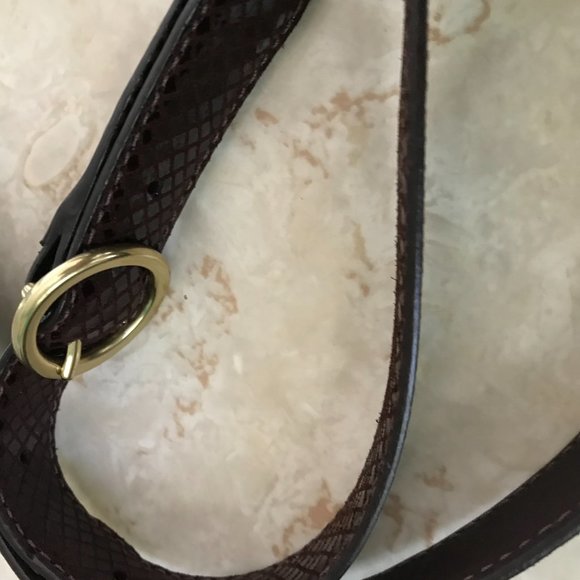 Coach Penelope Gold and Brown Soft Mill Cowhide Leather Bag - Picture 6 of 9